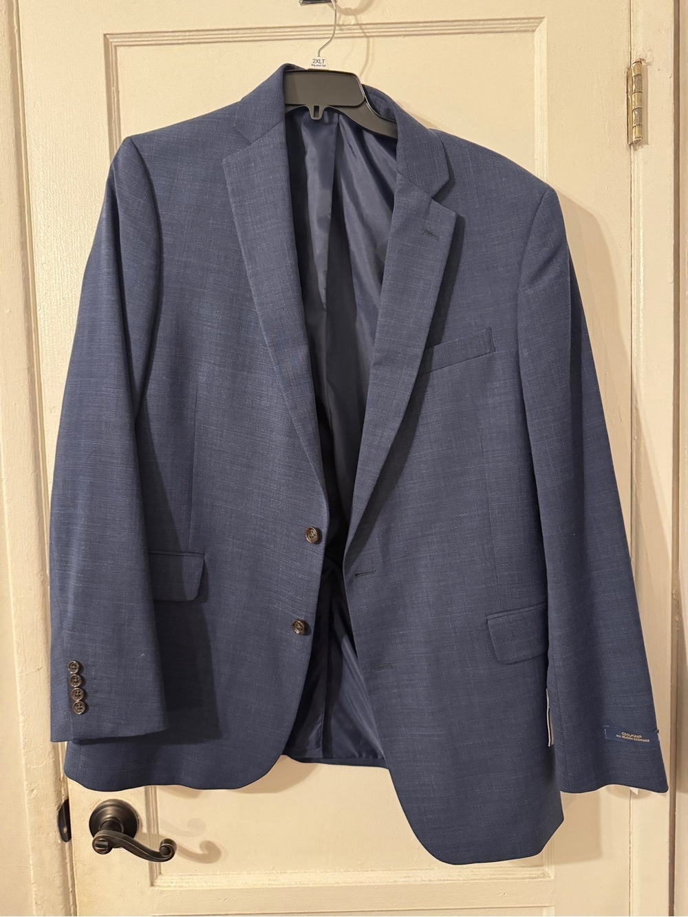 Stafford men suit jacket Sz 48 long $200 retail